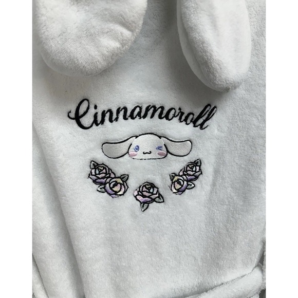 Forever 21 Hello Kitty Cinnamoroll Ears Hooded Embroidered Bath Robe / Small - Picture 7 of 7